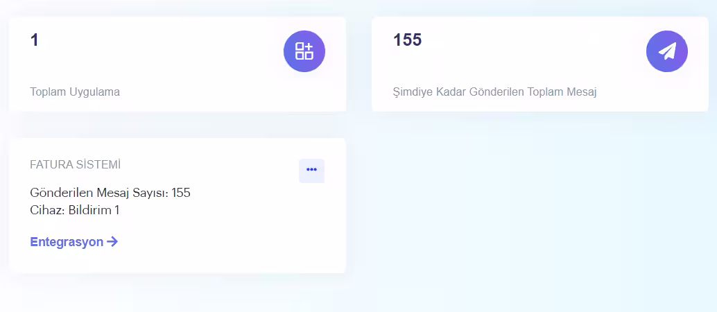 WP Bildirim WhatsApp API Mini Panel Görseli